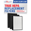 Complete HEPA and 2 Carbon Filters Replacement Set Compatible with Air Doctor AD3000 / AD3500 Carbon Gas Trap VOC and UltraHEPA Air Cleaner