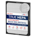 Classic 200/300 Series HEPA Filter Replacement Compatible with Blueair Air Purifier Models 201, 203, 205, 215B, 250E, 270E, 303 by LifeSupplyUSA