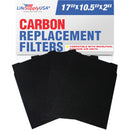 LifeSupplyUSA Carbon Filter Replacement Compatible with Whirlpool 8171434K Air AP350 AP450 AP510 Air Purifiers (4-Pack)
