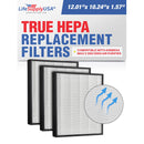LifeSupplyUSA True HEPA Filter Replacement Compatible with AIRMEGA Max 2 300/300S Air Purifier (3-Pack)