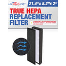 LifeSupplyUSA True HEPA Replacement Compatible with GermGuardian FLT5000/FLT5111 AC5000 Series Air Cleaners, Filter C