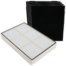 LifeSupplyUSA Complete Replacement Filter Set (1 True HEPA Air Cleaner Replacement Filter + 4 Carbon Filters) Compatible with Whirlpool Whispure AP450 AP510 AP45030HO Air Purifiers