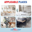 LifeSupplyUSA True HEPA Filter + Activated Carbon Charcoal XJ-3100SF Compatible with Surround Air Intelli-Pro 3 Air Purifier