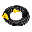 50ft RV Extension Cord 30 AMP (TT30P/TT30R) with PowerGrip Handle and Hook and Loop Strap - 10AWG3 10/3 125V STW ETL Listed - by LifeSupplyUSA
