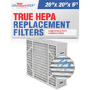 LifeSupplyUSA True HEPA Filter MERV 8 Replacement Compatible with Lennox X0585 X7930X7935 BMAC-14CE HCC14-23 HCXF14-10 Air Purifier
