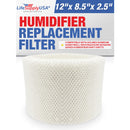LifeSupplyUSA Humidifier Filter Replacement Wick Filter D Compatible with Holmes Sunbeam Honeywell Westinghouse Bionaire Series Humidifiers Part HWF75 (3-Pack)