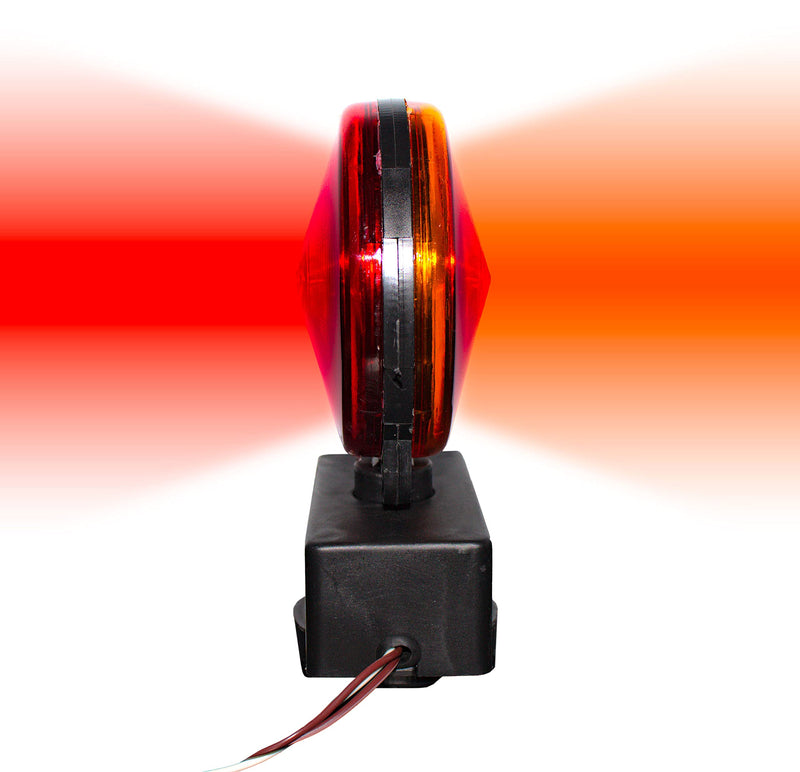 LifeSupplyUSA (2-Pack) 12v Volt Magnetic Towing Trailer Light Tail Light Haul Kit Complete Set for Auto, Boat, RV, Trailer, etc