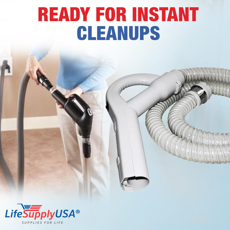 LifeSupplyUSA Electric Vacuum Hose with Pistol Grip Swivel Handle Compatible with Aerus Electrolux Lux Legacy Epic Part