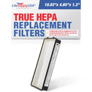 LifeSupplyUSA True HEPA Filter Replacement Compatible with HoMedics AT-OFL Tower Air Units AT-PET01, AT-PET02, AR-15, AR-25, AR-35, AR-45 Air Purifier