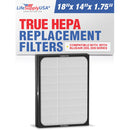 LifeSupplyUSA Air Purifier Replacement Filter - True HEPA Filters Compatible with Blueair 200, 300 Series Air Purifiers (2-Pack)