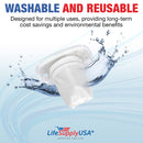 LifeSupplyUSA Vacuum Filter Replacement Cups Compatible with Black & Decker VF110 Dustbuster Vacuum Cleaners, Part 90558113