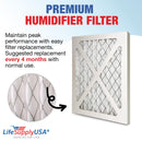 LifeSupplyUSA MERV11 Filter Replacement Compatible with Honeywell TrueDRY DH65 DR65 Dehumidifiers Part 50049537-005 50033205-009