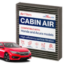 Premium Cabin Air Filter Replacement CP134 (CF10134) with Activated Carbon Washable/Reusable Compatible with Honda & Acura Vehicles by LifeSupplyUSA