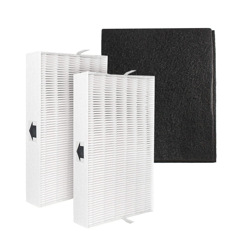 Complete True HEPA Air Cleaner Filter Replacement Set + a Carbon Filters for Honeywell HPA090, HPA100, HPA200, HPA300 Air Cleaners by LifeSupplyUSA