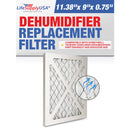 LifeSupplyUSA MERV11 Filter Replacement Compatible with Honeywell TrueDRY DH65 DR65 Dehumidifiers Part 50049537-005 50033205-009