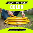 200ft Outdoor/Indoor Extension Cord 16/3 Gauge Heavy Duty 3 Prong SJTW, Waterproof, Flexible Cold-Resistant Long Power Cord,125 Amp 750W, Yellow by LifeSupplyUSA