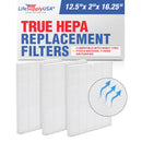 LifeSupplyUSA True HEPA Filter Replacement Compatible with Winix 17WC P150 & WAC9300, 114090 Air Purifier (3-Pack)