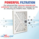 LifeSupplyUSA MERV11 Filter Replacement Compatible with Honeywell TrueDRY DH65 DR65 Dehumidifiers Part 50049537-005 50033205-009