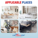 LifeSupplyUSA Activated Carbon Folding Filter Compatible with Blueair Pro Series Air Purifiers