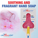 LifeSupplyUSA Case of 1 Pink Pearlized Liquid Lotion Hand Wash Soap 800ml Dispenser - Refill Pouch Bags