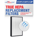 LifeSupplyUSA True HEPA Filter Replacement Compatible with Envion AllergyPro AP450 Air Purifier (2-Pack) - 2-Pack