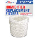 LifeSupplyUSA Humidifier Replacement Filter Compatible with Graco 4 Gallon Model 2H02 2H03 and Compatible with Hamilton Beach TrueAir 05520 05521 05920 (4-Pack) - 4-Pack