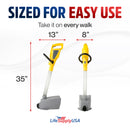 Pet Waste Vacuum Pooper Scooper for Dogs, Portable Electric Dog Poop Scooper for Yard Cleanup and Walks, No Touch Handheld Poop Picker by LifeSupplyUSA