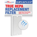 LifeSupplyUSA True HEPA Filter Replacement Compatible with Hunter 30966, 30747, 30748, 30750, 30856, 37748, 37750 Air Purifier - 1-Pack