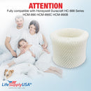 Wick C Humidifier Filter Replacement Compatible with Honeywell Duracraft HC-888, HCM-890 HCM-890C, HCM-890B Humidifiers by LifeSupplyUSA - 1-Pack