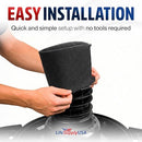 Foam Sleeve Wet/Dry Vacuum Filter Replacement Compatible with ShopVac 90585 9058500 9058562 Type R and Most VacMaster Genie Shop Vacuum Cleaners by LifeSupplyUSA - 1 Pack