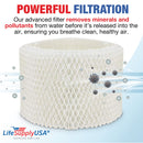 LifeSupplyUSA Humidifier Filter Replacement Wick Compatible with Philips 2000 Series HU4102/20 Humidifiers