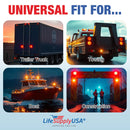 LifeSupplyUSA 12 Volt Magnetic Towing Trailer Tow Light Tail Light Haul Kit for Auto, Boat, RV, Trailer