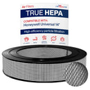 Filter F HRF-F1 HEPA Filter Replacement Compatible with Honeywell Universal 14" Air Purifiers by LifeSupplyUSA