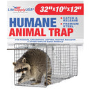 LifeSupplyUSA Heavy Duty Catch Release Large Live Humane Animal Cage Trap for Opposums Beavers Groundhogs Gophers and Other Similar Sized Animals 32x10x12