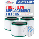 LifeSupplyUSA True HEPA Filter Replacement Compatible with Dyson 2nd Generation Desk Pure Cool Link Desk Air Purifier (3-Pack)