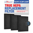 AD-300 Complete HEPA and Carbon Filter Replacement Set Compatible with Air Doctor AD3000 / AD3500 Carbon Gas Trap VOC and UltraHEPA Air Cleaner by LifeSupplyUSA