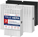 HRF-R/HRF-A Filter Replacement Set Compatible with Honeywell HPA200, HPA201, HA202, HPA204, HPA250 -True HEPA R + Carbon Pre-Filter A by LifeSupplyUSA