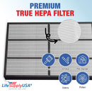 LifeSupplyUSA True HEPA Filter Replacement Compatible with Hunter 30940 30210 30214 30215 30216 30225 30260 30398 30400 30401 Air Purifier