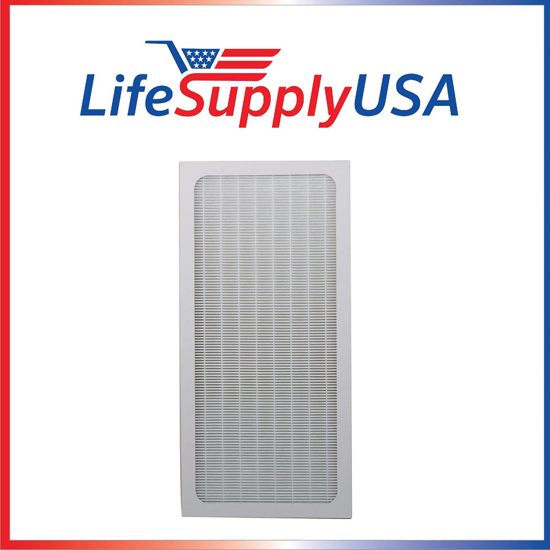 LifeSupplyUSA True HEPA Filter Replacement Compatible with Blueair All 400 Series 400PF 401 401PF 410B 402 403 410 450E 455 455EB Air Purifier (5-Pack)