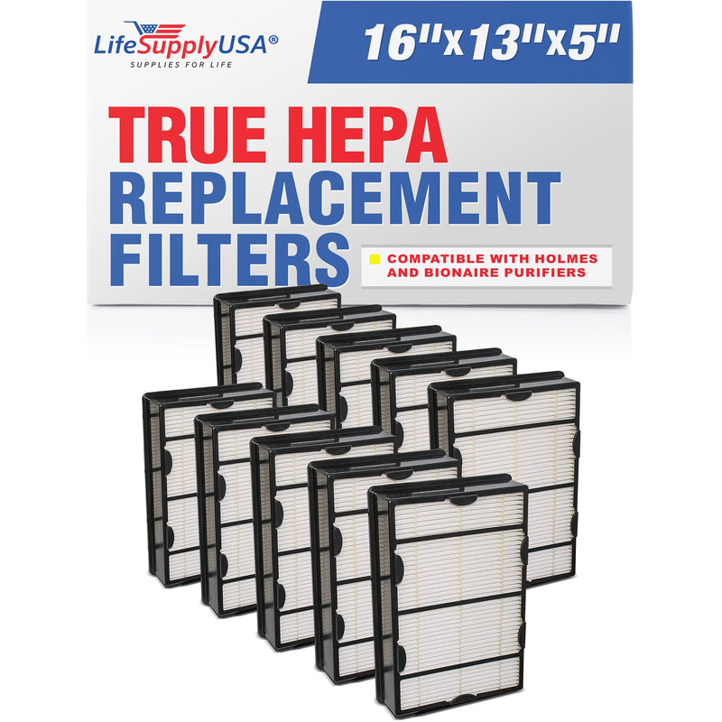 LifeSupplyUSA True HEPA Filter Replacement Compatible with Holmes Compare to Filter Part HRC1, Part