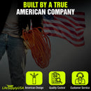 6ft Outdoor/Indoor Extension Cord 12/3 Gauge Extra Heavy Duty 3 Prong SJTW, Waterproof, Flexible Cold-Resistant Long Power Cord,15A 125V 1875W, Black by LifeSupplyUSA