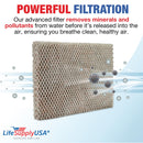 LifeSupplyUSA Humidifier Filter Replacement Water Panel Evaporator Compatible with Aprilaire