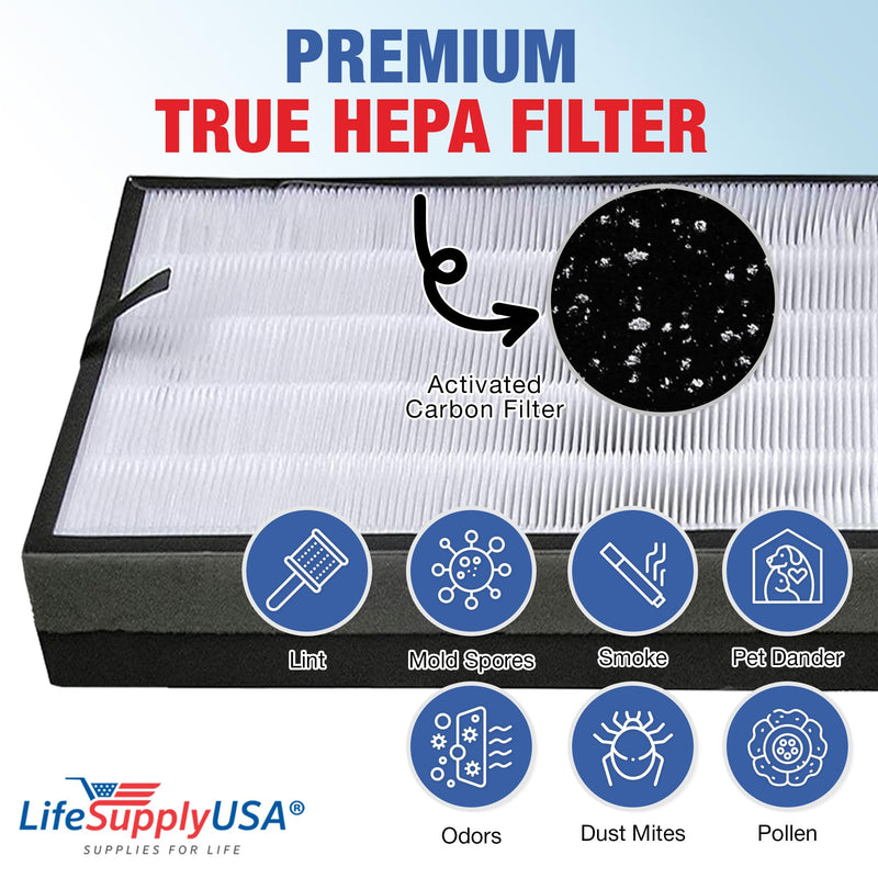 Filter Complete Replacement Set compatible with Medify Air MA-440 air purifier (1 HEPA filter 1 carbon filter and 1 pre-filter (3 in 1))