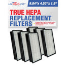 LifeSupplyUSA True HEPA Filter Replacement Compatible with Honeywell HEPAClean HRF-C2, Filter C Air Purifier (6-Pack)
