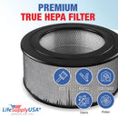 LifeSupplyUSA True HEPA Filter Replacement Compatible with Honeywell 20500 fits 10500/EV-10 17000 and 83170 Air Purifier
