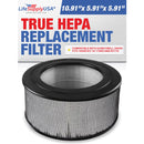 LifeSupplyUSA True HEPA Filter Replacement Compatible with Honeywell 20500 fits 10500/EV-10 17000 and 83170 Air Purifier