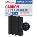LifeSupplyUSA Carbon Filter Replacement Compatible with Honeywell Towers Tabletop Part HRF-B1 HRF-B2 Filter B Air Purifiers (4-Pack)