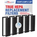 LifeSupplyUSA HEPA Filter Replacement Compatible with GermGuardian FLT4825 AC4800 Series Filter B Air Purifier (5-Pack)