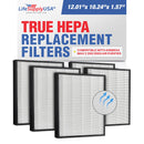 LifeSupplyUSA True HEPA Filter Replacement Compatible with AIRMEGA Max 2 300/300S Air Purifier (5-Pack)