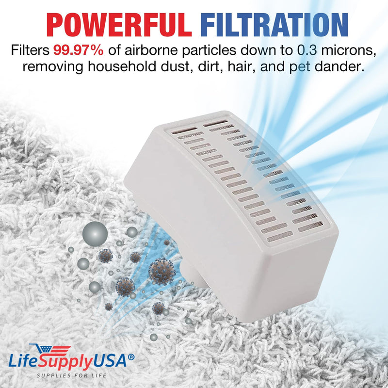 LifeSupplyUSA Vacuum Filter Replacement Compatible with Electrolux Lux Aerus Guardian Epic 8000/9000 Vacuum Cleaners Part 47404